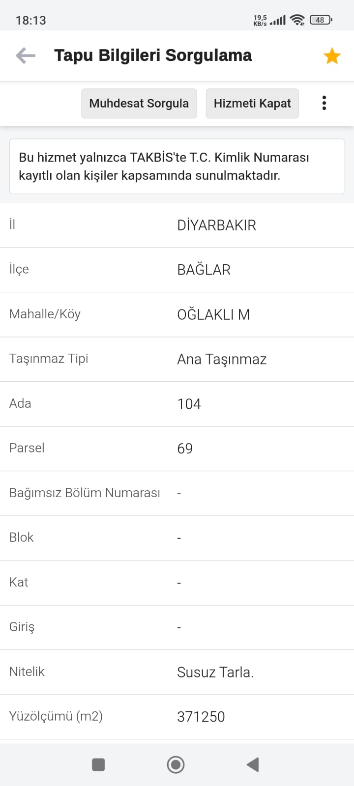 OĞLAKLIDA SATILIK ARSA