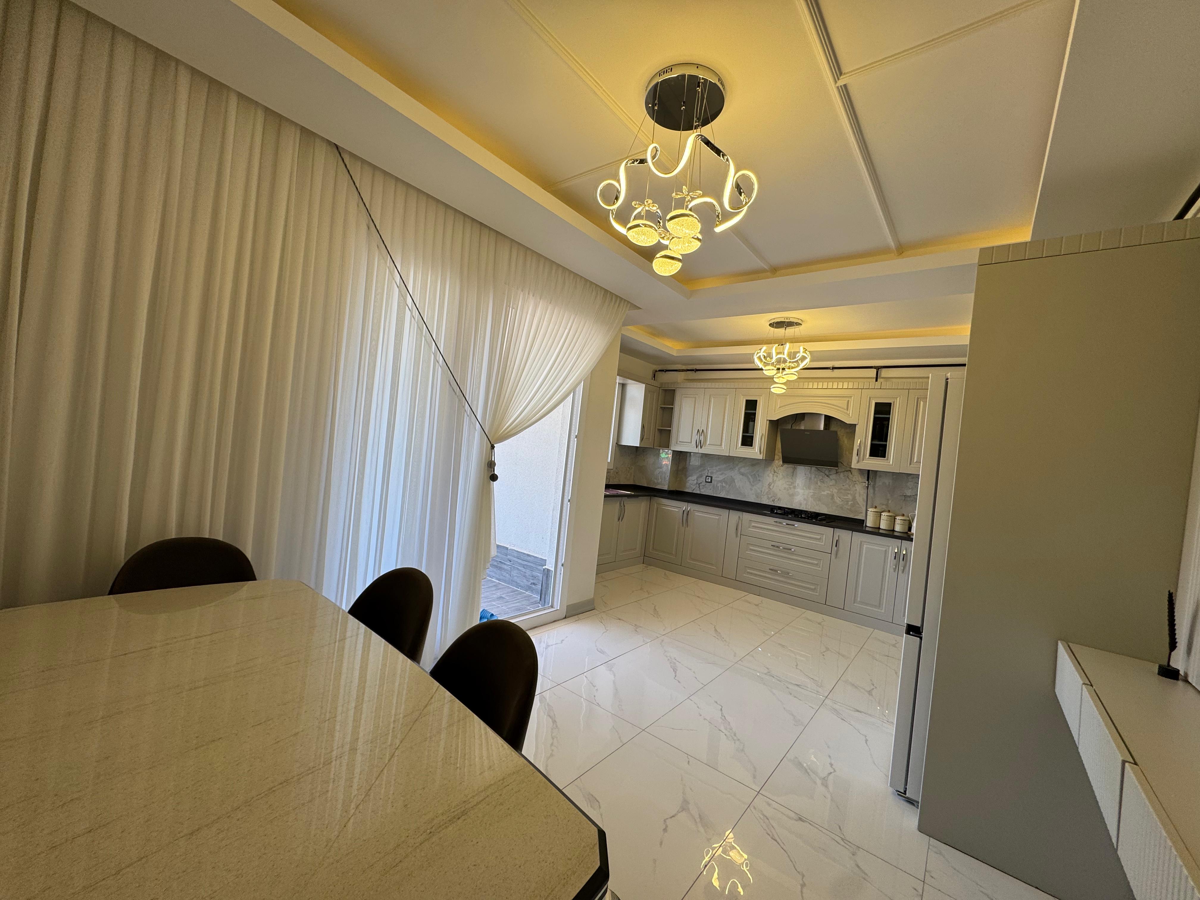 TEKNO KENT ARKASI 3,5+1 YERDEN ISITMALI LÜKS DAİRE