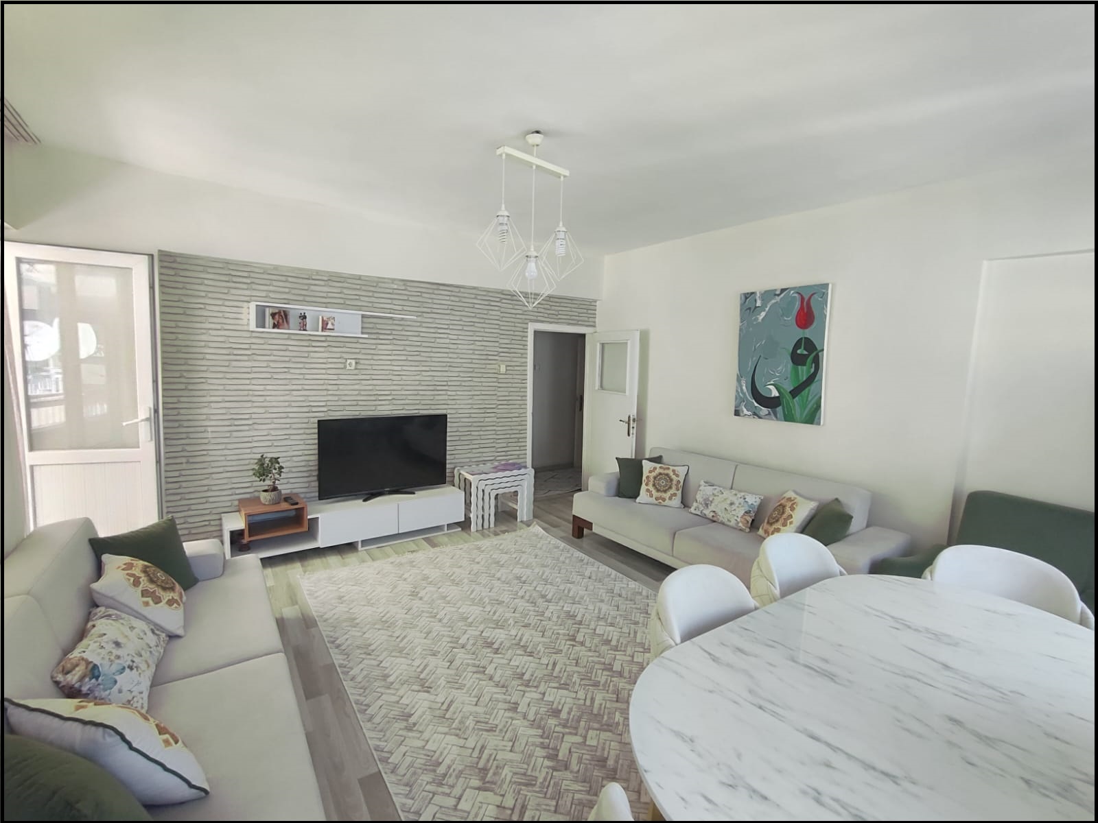 OFİSTE TEMİZ 3+1 SATILIK DAİRE 